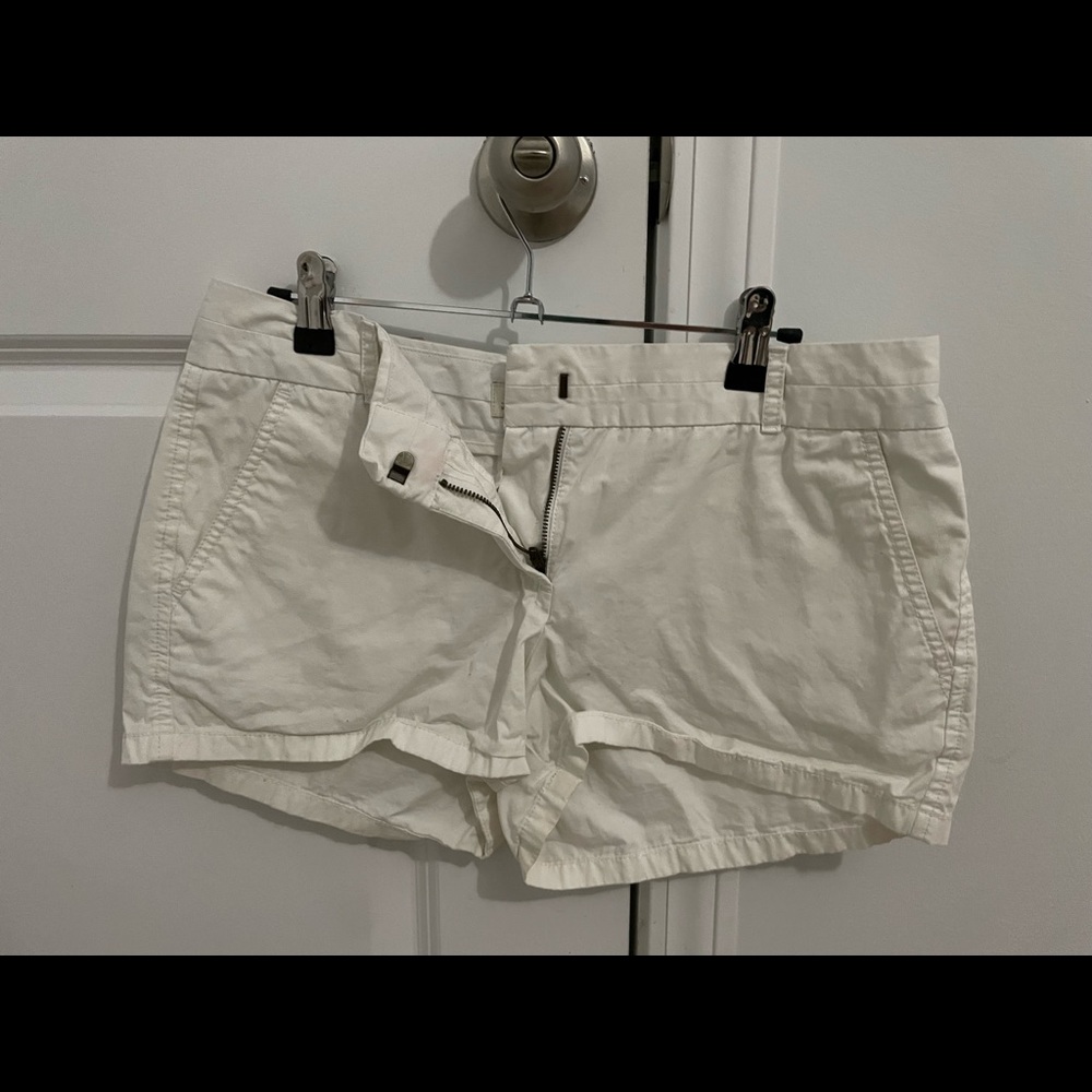 J crew white shorts